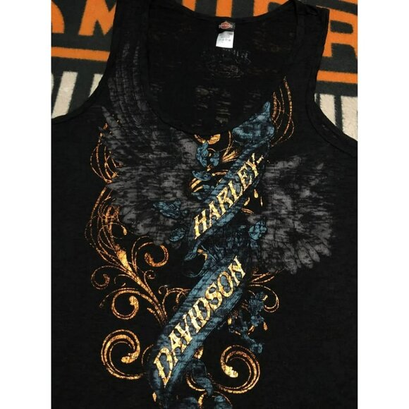 Harley-Davidson Tank Top 2XL Women, MADE in USA - Picture 2 of 5